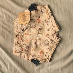 Cute Girl's Toddler Shorts with back demin ruffle